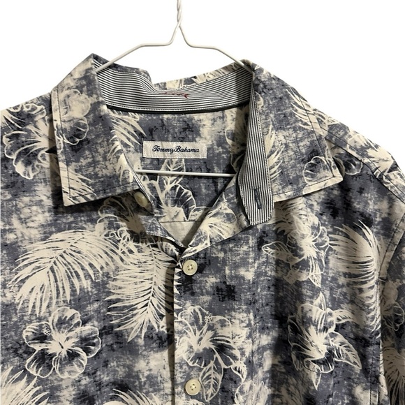 Tommy Bahama Men's The Mirragio IslandZone Floral Silk Blend Tropical Shirt SZ L - Picture 8 of 8